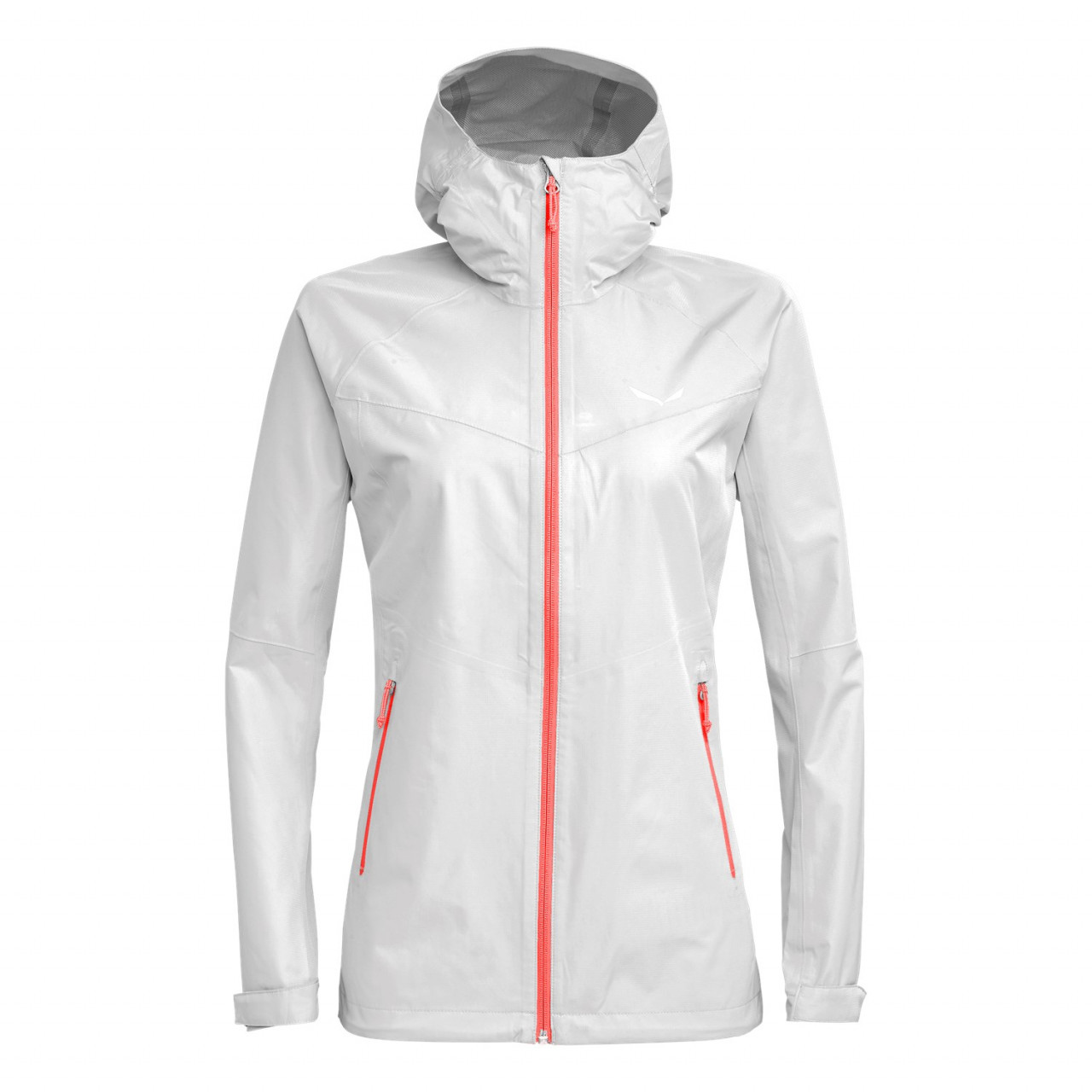 Salewa Women's Puez Aqua Powertex Hardshell Jackets White VDF-872413